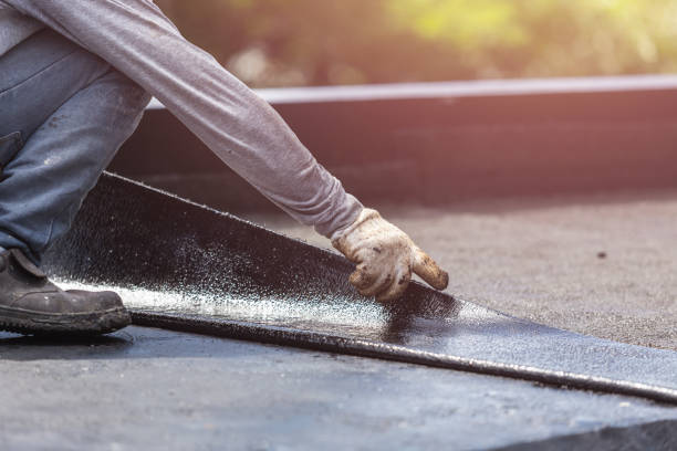 Professional Basement Waterproofing technician working in Sudan, TX
